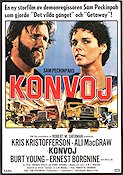 Konvoj 1978 poster Kris Kristofferson Ali MacGraw Sam Peckinpah Bilar och racing