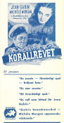 Korallrevet 1939 poster Jean Gabin Michele Morgan Saturnin Fabre Maurice Gleize