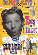 Kors i taket 1958 poster Danny Kaye Pier Angeli Michael Kidd