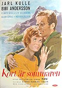 Kort är sommaren 1962 poster Jarl Kulle Bibi Andersson Claes Gill Bjarne Henning-Jensen Berg