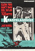 Kraschlandning 1964 poster Glenn Ford