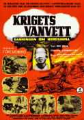 Krigets vanvett 1963 poster Tore Sjöberg