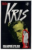 Kris 1946 poster Inga Landgré Stig Olin Marianne Löfgren Ingmar Bergman