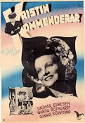 Kristin kommenderar 1946 poster Dagmar Ebbesen Wanda Rothgardt Gunnar Björnstrand Gustaf Edgren