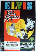 Kul i Acapulco 1963 poster Elvis Presley Ursula Andress Elsa Cardenas Richard Thorpe Musikaler