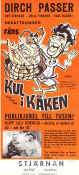 Kul i kåken 1965 poster Dirch passer Helle Virkner Poul Reichhardt Sigrid Horne-Rasmussen Sven Methling Danmark