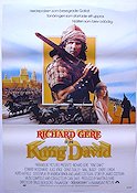 Kung David 1985 poster Richard Gere Svärd och sandal Religion