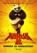 Kung Fu Panda 2 2011 poster Jack Black Jennifer Yuh Nelson Animerat Kampsport