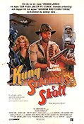 Kung Salomos skatt 1985 poster Richard Chamberlain Sharon Stone Herbert Lom J Lee Thompson Äventyr matinée