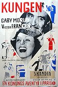 Kungen 1937 poster Gaby Morlay Victor Francen