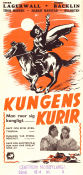 Kungens kurir 1942 poster Sture Lagerwall Gunnar Olsson
