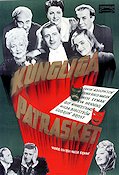 Kungliga patrasket 1945 poster Edvin Adolphson Ester Roeck Hansen Eva Henning Hasse Ekman