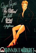 Kvinnan i mörkret 1945 poster Ginger Rogers Ray Milland