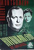 Kvinnan i sjön 1947 poster Robert Montgomery