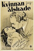 Kvinnan jag älskade 1933 poster Edward G Robinson Kay Francis
