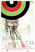 Kvinnan måste leva 1922 poster George Loane