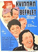 Kvinnan tar befälet 1942 poster Rut Holm Dagmar Ebbesen