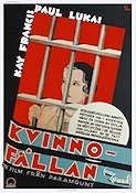 Kvinnofällan 1931 poster Kay Francis Paul Lukas