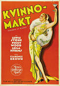 Kvinnomakt 1929 poster Lewis Stone Peggy Wood Clarence Brown