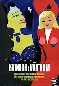 Kvinnor i väntrum 1946 poster Arnold Sjöstrand Britta Holmberg Anna Lindahl Medicin och sjukhus