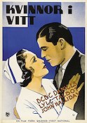 Kvinnor i vitt 1934 poster Bebe Daniels Medicin och sjukhus