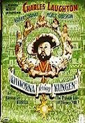 Kvinnorna kring kungen 1933 poster Charles Laughton Robert Donat Franklin Dyall Alexander Korda