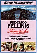 Kvinnostaden 1980 poster Marcello Mastroianni Federico Fellini