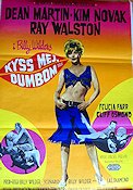 Kyss mej dumbom 1965 poster Dean Martin Kim Novak Billy Wilder