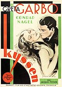 Kyssen 1929 poster Greta Garbo Conrad Nagel