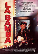 La Bamba 1987 poster Lou Diamond Phillips Esai Morales Luis Valdez Rock och pop Instrument