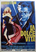 La Dolce Vita 1960 poster Anita Ekberg Marcello Mastroianni Federico Fellini Rökning