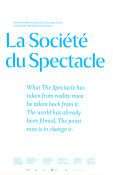 La société du Spectacle 2023 poster Valerie Kyeyune Backström Andreas Malm Jyoti Mistry