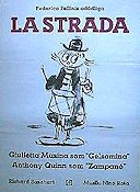 La strada 1954 poster Giulietta Masina Anthony Quinn Richard Basehart Federico Fellini