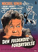 La vie d´un honnete homme 1953 poster Michel Simon