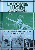 Lacombe Lucien 1974 poster Pierre Blaise Aurore Clément Holger Löwenadler Louis Malle
