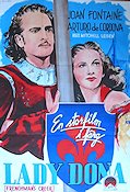 Lady Dona 1944 poster Joan Fontaine Arturo de Cordova Mitchell Leisen Äventyr matinée