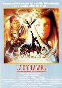 Ladyhawke 1985 poster Matthew Broderick Rutger Hauer Michelle Pfeiffer Richard Donner