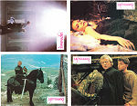 Ladyhawke 1985 lobbykort Matthew Broderick Michelle Pfeiffer Rutger Hauer Richard Donner