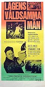 Lagens våldsamma män 1971 poster Gene Hackman Roy Scheider William Friedkin Poliser