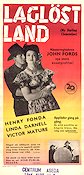 Laglöst land 1947 poster Henry Fonda Linda Darnell John Ford