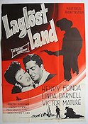 Laglöst land 1947 poster Henry Fonda John Ford