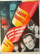 Lågor i dunklet 1942 poster Edvin Adolphson Stig Järrel Inga Tidblad Hasse Ekman