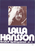 Lalla Hansson 1971 affisch Lalla Hansson Hitta mer: EMA Telstar Hitta mer: Concert Poster