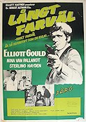 Långt farväl 1973 poster Elliott Gould