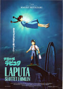 Laputa slottet i himlen 1986 poster Hayao Miyazaki Filmbolag: Studio Ghibli Hitta mer: Anime Filmen från: Japan Animerat Barn