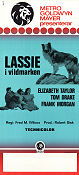 Lassie i vildmarken 1946 poster Elizabeth Taylor Lassie Fred M Wilcox Hundar