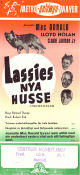 Lassies nya husse 1949 poster Jeanette MacDonald Lloyd Nolan Claude Jarman Jr Lassie Richard Thorpe Hundar Musikaler