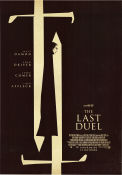 The Last Duel 2021 poster Matt Damon Adam Driver Jodie Comer Ben Affleck Ridley Scott