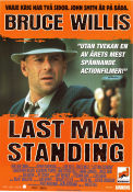 Last Man Standing 1996 poster Bruce Willis Bruce Dern William Sanderson Walter Hill Maffia