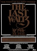 The Last Waltz 1979 poster The Band Martin Scorsese Rock och pop Dokumentärer